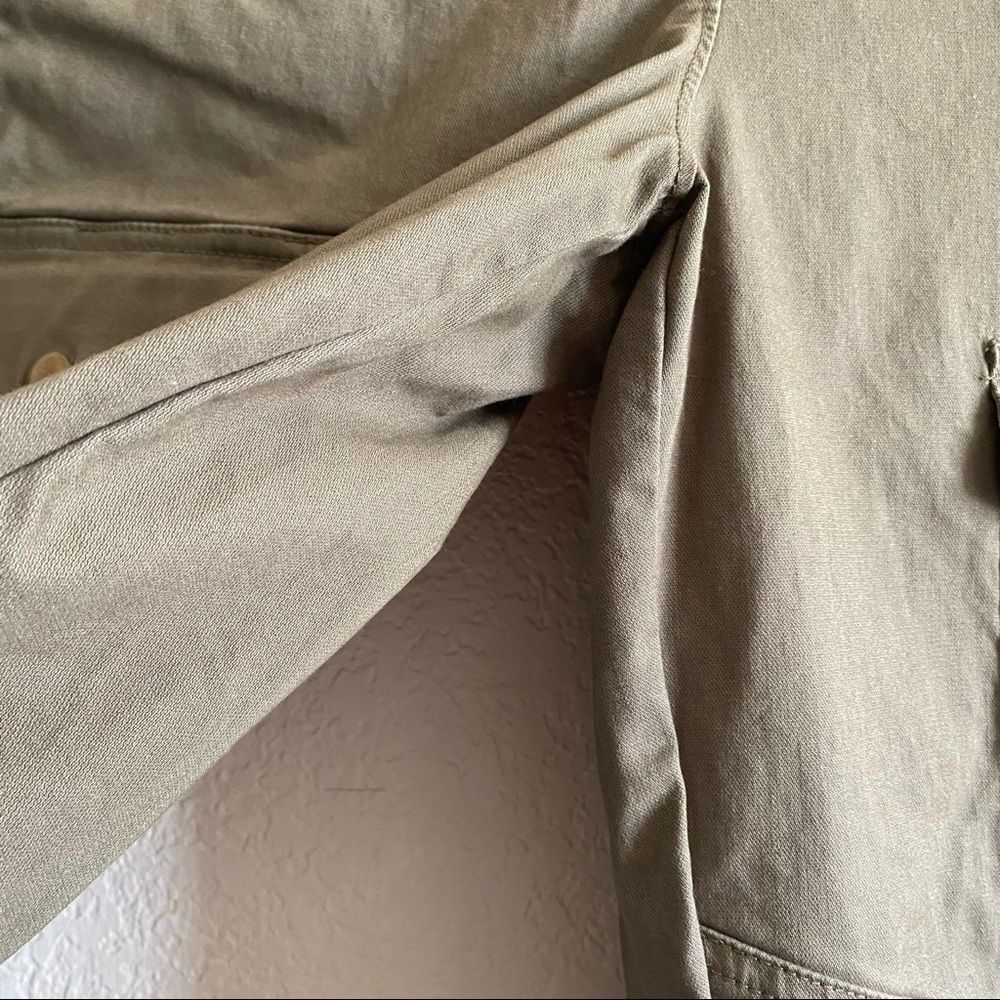 J. Crew Olive Green Cargo Pants High Rise Straight - Picture 4 of 9